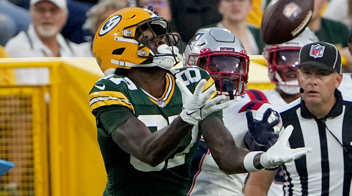 Green Bay Packers wide receiver Romeo Doubs
